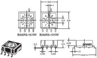 A6RS 外形寸法 1 
