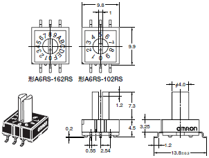 A6RS 外形寸法 4 