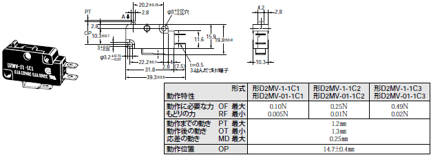 D2MV 外形寸法 5 