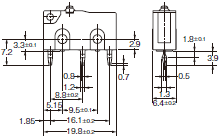 D2SW 外形寸法 4 