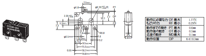 D2SW 外形寸法 9 