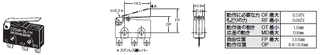 D2SW 外形寸法 10 