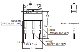 D2SW-P 外形寸法 5 