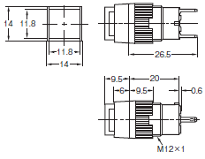 M2C 外形寸法 2 