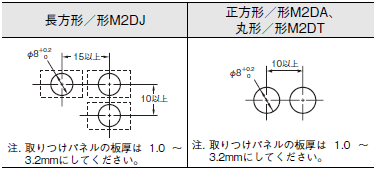 M2D 外形寸法 6 