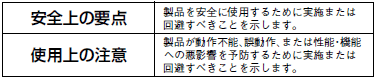 XS5 / XS6 ご使用の前に 1 