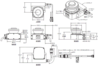 OS32C 外形寸法 2 