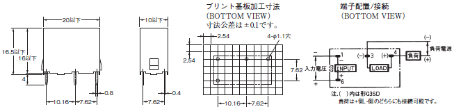 G3S / G3SD 外形寸法 1 