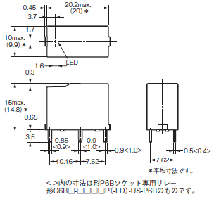 G6B 外形寸法 14 