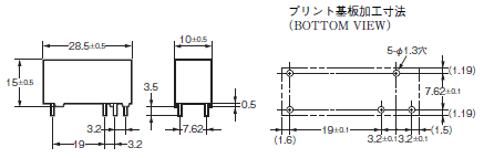 G6RN 外形寸法 1 