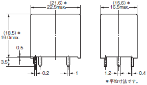 G5LE 外形寸法 2 