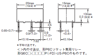 G6C 外形寸法 5 