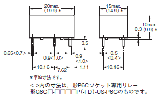 G6C 外形寸法 8 