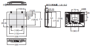 FZM1シリーズ 外形寸法 22 