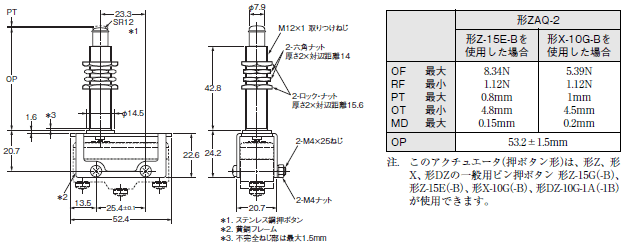 10個入りセット 新品 OMRON/オムロン Z-15GQ8-B スイッチ