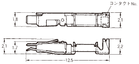 XG5（バラ線圧接コネクタ） 外形寸法 17 