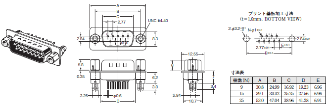 XM3-L / XM2-L / XM4K / XM4L 外形寸法 3 