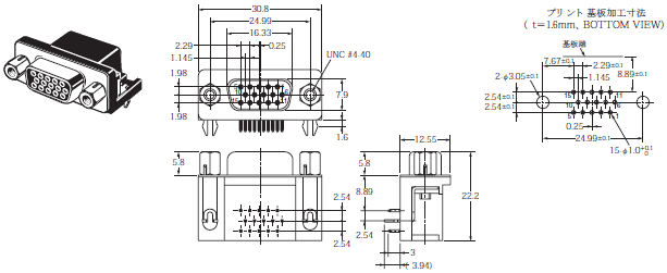 XM3-L / XM2-L / XM4K / XM4L 外形寸法 6 