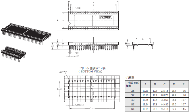 XR3G 外形寸法 2 