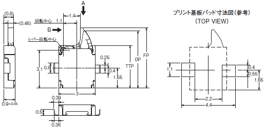 D3SK 外形寸法 2 