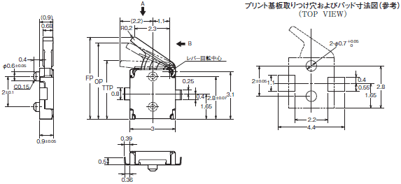 D3SH 外形寸法 5 