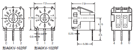 A6K / A6KS 外形寸法 4 