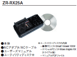 ZR-RX25 システム構成 1 
