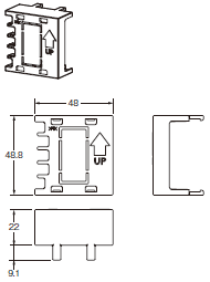 E5CN-HT 外形寸法 5 