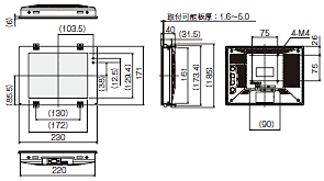 FJシリーズ(オールインワンビジョンシステム) 外形寸法 38 