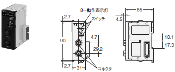 CJ1W-V680C11 / V680C12 外形寸法 4 