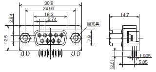 XM3-LS 外形寸法 1 