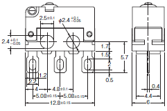 D2FD 外形寸法 2 