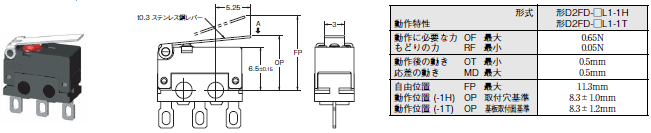 D2FD 外形寸法 8 