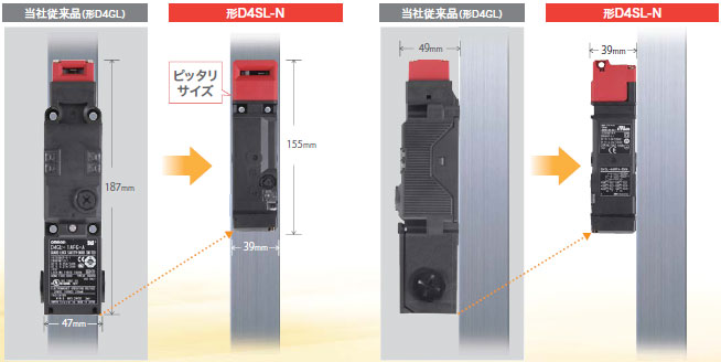 D4SL-N 小形電磁ロック・セーフティドアスイッチ/特長 | オムロン制御機器