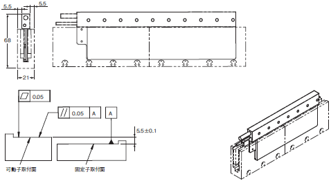 R88L-EC, R88D-KN□-ECT-L 外形寸法 25 