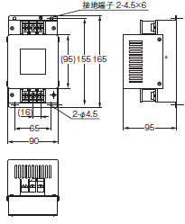3G3RX-V1 外形寸法 33 
