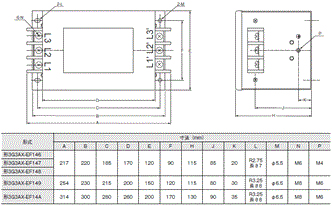 3G3RX-V1 外形寸法 34 