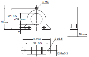 3G3MX2-V1 外形寸法 26 