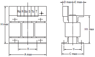 3G3MX2-V1 外形寸法 40 