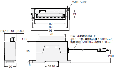 ZSシリーズ 外形寸法 10 