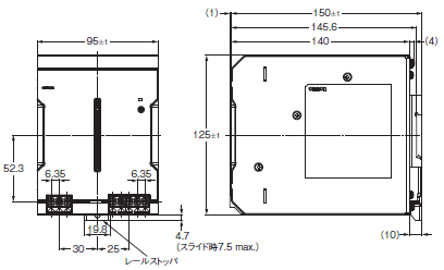 S8VK-G 外形寸法 6 