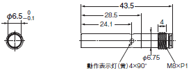E2E（小径タイプ） 外形寸法 24 