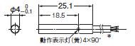 E2E（小径タイプ） 外形寸法 4 