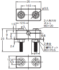 E2E（小径タイプ） 外形寸法 50 