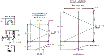 V680Sシリーズ 外形寸法 27 