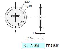 V680Sシリーズ 外形寸法 14 