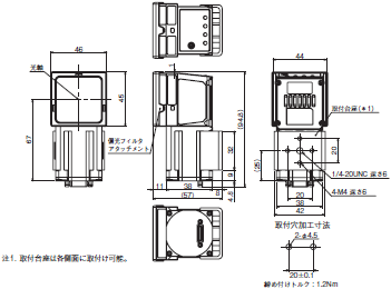 FHシリーズ 外形寸法 23 