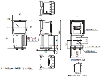 FHシリーズ 外形寸法 24 