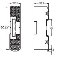 E5DC / E5DC-B 外形寸法 7 