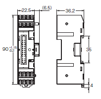 E5DC / E5DC-B 外形寸法 8 